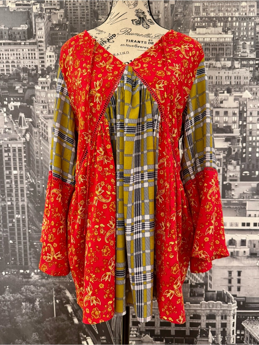 Weekend Suzanne Betro Mixed Print Top
